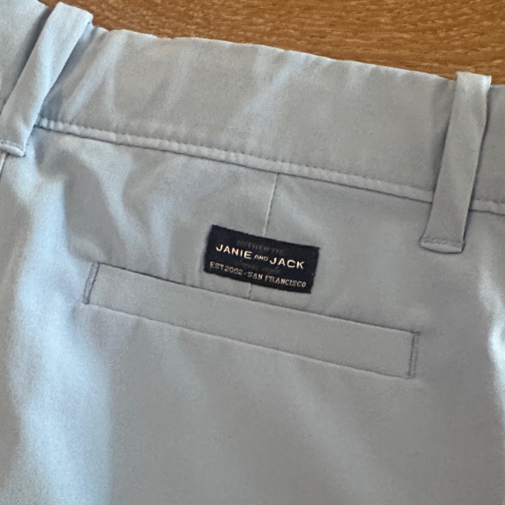 Janie and Jack Black and Light Blue Kids Shorts - Picture 9 of 12